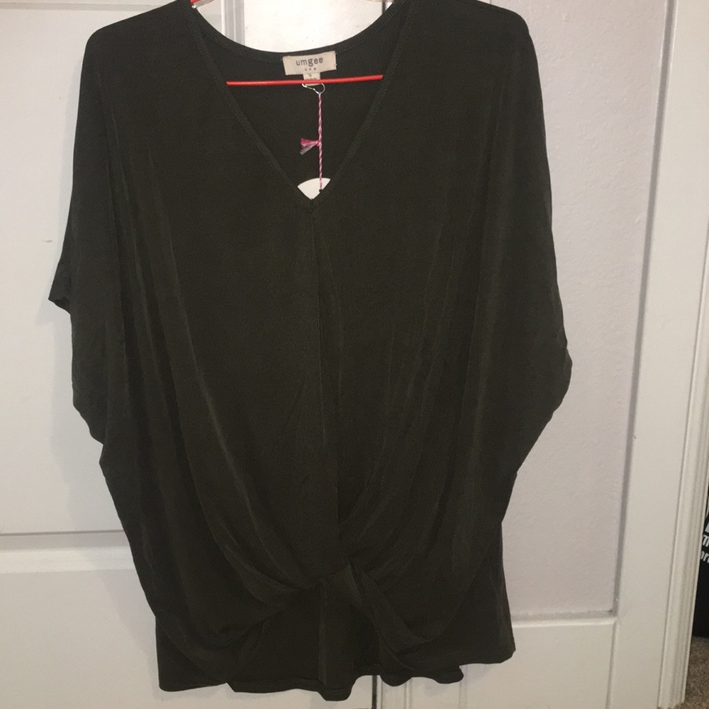 Dark green blouse